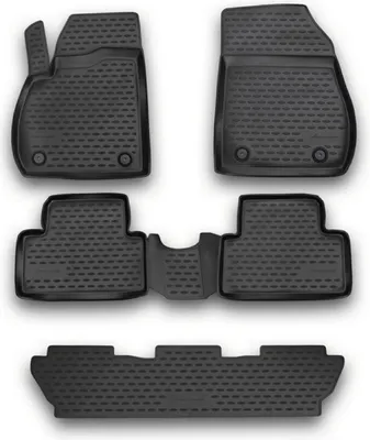 Zdjęcie produktu dla 2011-2019 Opel Zafira C 5-miejscowe dywaniki podłogowe TPE czarne 5 szt