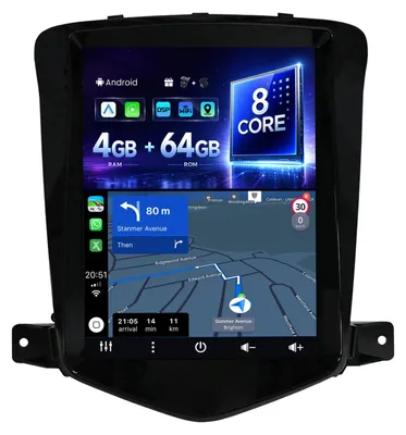 Produktbild von Android 15 Autoradio für Chevrolet Cruze (2006-2015) - 2G + 64G, kabelloses CarPlay