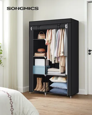 Produktbild von SONGMICS Kleiderschrank mit 1 Kleiderstange 6 Ablage Vliesstoff