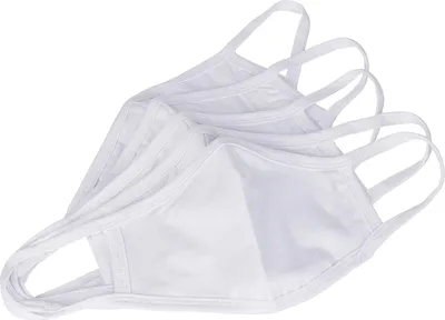 Produktbild von ONVAYA® Mund- und Nasenmaske | 5 Stück | Weiß | Atemschutzmaske | Wiederverwendbare Maske | Waschbar | Schutzmaske aus Baumwolle mit Innentasche für Filter | Gesichtsmaske