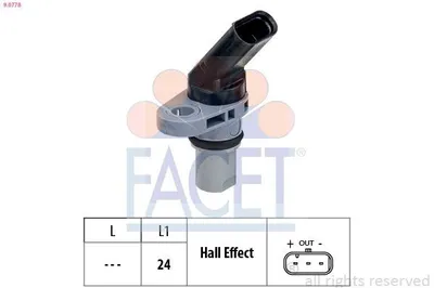 Produktbild von FACET Drehzahlsensor 9.0778 für VW Golf VII Schrägheck (5G1, BQ1, BE1, BE2)