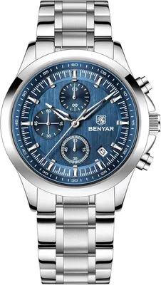 Produktbild von Analog Quarz Chronograph Herren 50M Wasserdicht Leuchtend Datum Casual Klassisch Elegant Uhren