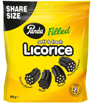 Produktbild von Panda Licorice Filled soft & fresh 500g