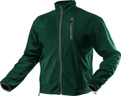 Produktbild von Fleece-Sweatshirt, grün, Größe XXXL