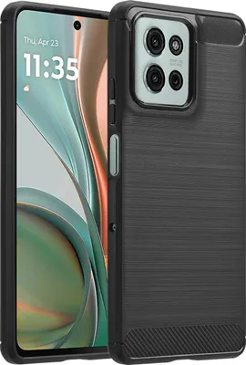 Productafbeelding van imoshion Brushed Backcover voor de Motorola Moto G75 5G - Zwart