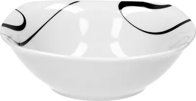 Produktbild von Galaxy Müslischale Suppenschale kleine Schale Ø14,3cm 300 ml Liniendekor edles Marken-Porzellan