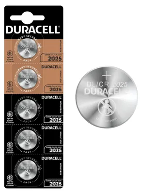 Produktbild von 5x Duracell DL2025, CR2025 2er Blister 3 Volt Lithium Batterie