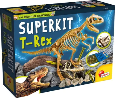 Produktbild von Lisciani I'm a genius super kit T-Rex, Ausgrabungsset, Paläontologie, 7 Jahr(e)