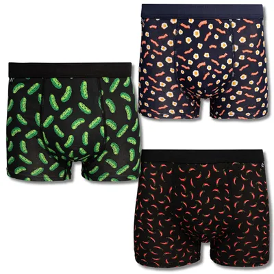 Produktbild von Herrenunterwäsche - Boxershorts Größe M - Baumwollboxer 3 Stück - Herrenboxershorts