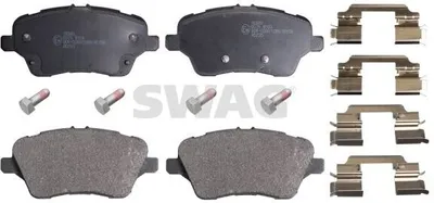 Produktbild von SWAG Bremsbeläge Satz Vorne Bremsklötze für FORD Fiesta Mk6 Schrägheck (JA8, JR8) 50 91 6940