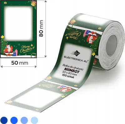 Obrázek produktu pro Samolepicí štítky termální nálepky pro Niimbot B1 B21 B3S B31 50x80