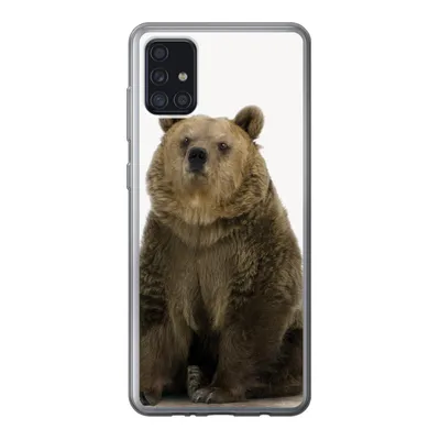Produktbild von MuchoWow® Handyhülle Schutzhülle Hülle für Samsung Galaxy A52 5G Braunbär - Tiere - Bär - Niedlich - Jungen - Mädchen Silikon Softcase Handy Hülle - Umschlag