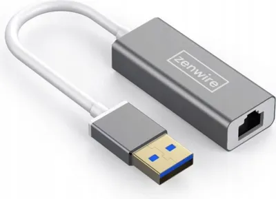 Zdjęcie produktu dla Adapter USB 2.0 3.0 - Ethernet RJ-45 Gigabit - 1000 Mbps - Karta sieciowa LAN - Plug and Play