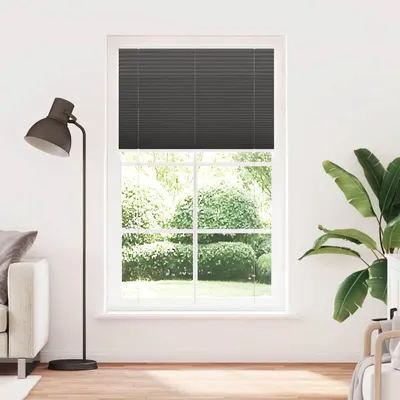 Produktbild von vidaXL Plissee Schwarz 120x200 cm Stoffbreite 119,4 cm Polyester