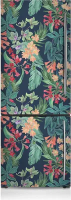 Produktbild von Magnetfolie Aufkleber Kühlschrankmagnete 60x205 cm - Tropisches Muster