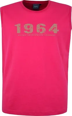 Produktbild von Übergrößen Tanktop Vintage Number rauchgrün AHORN SPORTSWEAR Flame Red 8XL