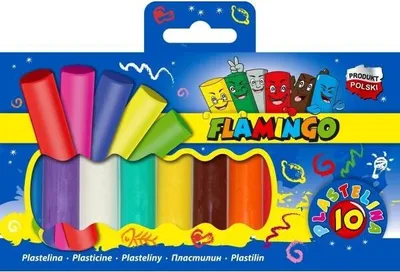 Produktbild von Plastilin für die Schule für Kinder 10 Farben
