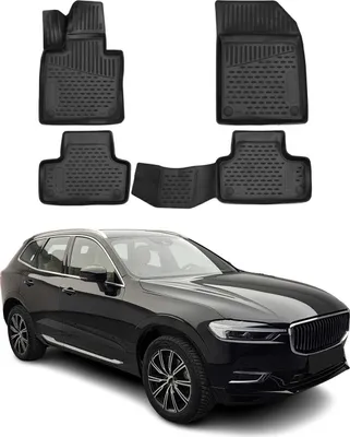 Zdjęcie produktu dla 2017-2021 Dywaniki podłogowe Volvo XC60 TPE czarne 4 szt