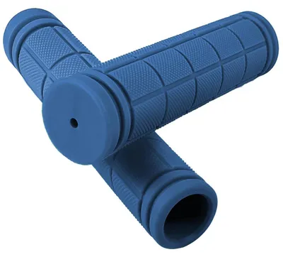 Immagine prodotto di Manopole per bicicletta, impugnature in gomma, ergonomiche, 22 mm, colore blu, confezione da 2 pezzi