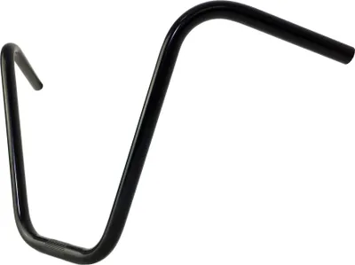 Image de Guidon Buffalo V, acier, noir