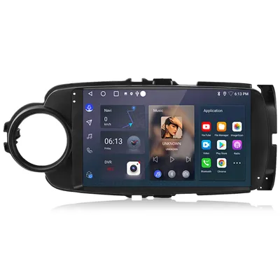 Produktbild von 9" Carplay Autoradio Android 15 Für Toyota Yaris 2011-2018 GPS Navi WIFI BT DAB+ SWC USB DSP 4GB+64GB