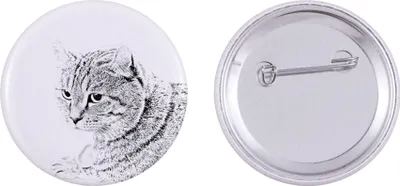 Produktbild von Hochlandluchs große Katzenbrosche Art-Dog