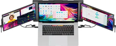 Immagine prodotto di MOBILE PIXELS, Monitor portatile 13,3" IPS Tri-Screen 2.0 Full HD ruotabile per PC, Nero