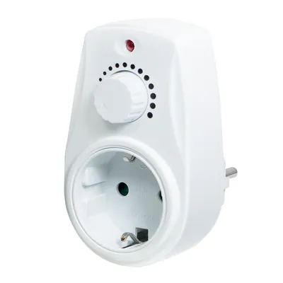 Produktbild von Logilink Steckdosenadapter mit Dimmer weiß