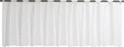 Produktbild von Famanu Vorhang für die Küche - Transparent, mit Schlaufen, Dekoration für Wohnzimmer, Schlafzimmer, Balkon