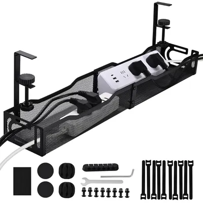 Productafbeelding van Omgoods - Organizer voor Kabels onder Bureau - 25.3" Kabelbeheer Tray
