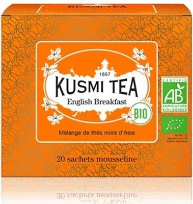 Produktbild von Kusmi Tea Organic English Breakfast -Schwarztee 40g aromatischer Frühstückstee