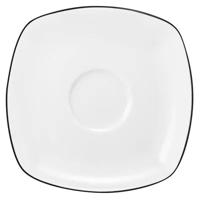 Obrázok produktu pre Seltmann Weiden Lido Black Line štvorcový čajový podšálok 13 cm