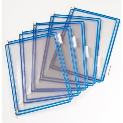 Produktbild von tarifold Sichttafeln DIN A3 blau, Öffnung seitlich, 20 St.