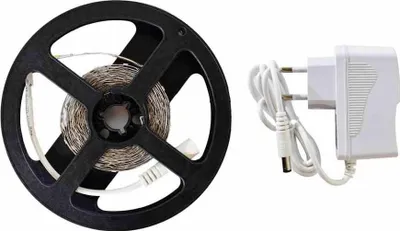 Obrázok produktu pre Napájací zdroj + sada LED pásikov, studená biela, 3 m, Eko-light EKZ5797