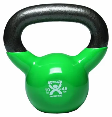 Produktbild von Cando® Kettlebell, Kugelhantel, 4,5 kg, grün