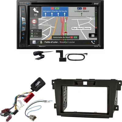 Produktbild von Pioneer AVIC-Z730DAB USB Navigation Bluetooth MP3 CD Einbauset für Mazda CX-7