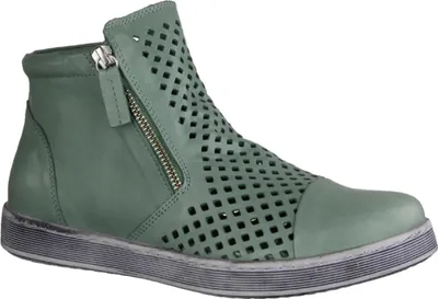 Produktbild von andrea conti  Damenschuhe Stiefel Reißverschluss Grün Freizeit, Schuhgröße:42 EU