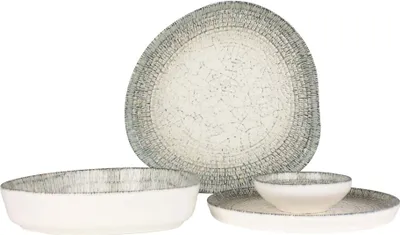 Zdjęcie produktu dla Zestaw naczyń Rinart - Olmeca - 24 części - 6 osób - porcelana