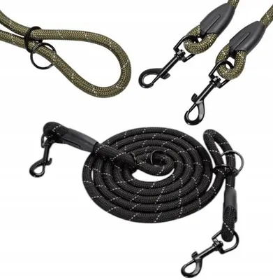 Produktbild von Nobleza Hundeleine 200 cm reflektierend stark mit Karabiner