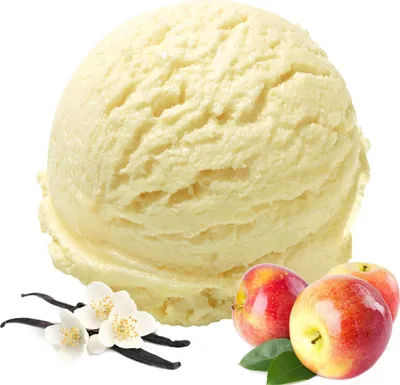 Produktbild von Vanille Apfel Speiseeis Pulver 333 g