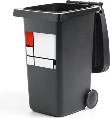 Produktbild von MuchoWow® - Abfall-Aufkleber - Container - für Abfallcontainer