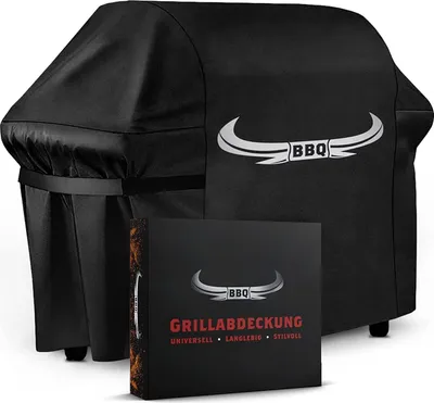 Produktbild von BBQ – Grillabdeckung [122 cm x 61 cm x 147 cm] – Innovative Grillabdeckung – Wetterfeste und wasserdichte Grillabdeckung [100%]