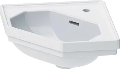 Immagine prodotto di Duravit 1930 lave-mains d'angle, 59,5x45cm, avec trop-plein, 1 trou pour robinet, 0793420000, 0793420000