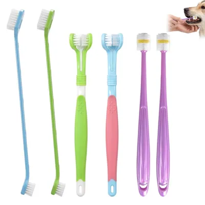 Produktbild von Zahnbürstenset für Hunde, 6 Stück