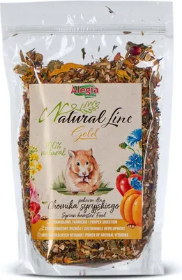 Zdjęcie produktu dla Alegia Natural Line Gold - karma dla chomików syryjskich 500g Alegia
