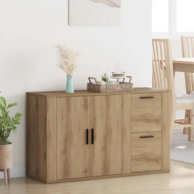 Obrázok produktu pre Komoda vidaXL Artisan – dub 100 x 33 x 59,5 cm, drevotrieska