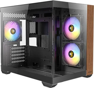 Zdjęcie produktu dla Antec 0-761345-10138-7 Antec Geh Mini CX600M WOOD ARGB_B Micro-ATX/Mini-ITX o.N. BK retail