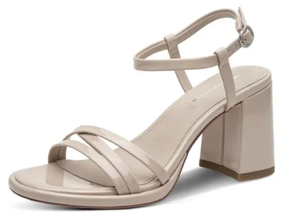Produktbild von Tamaris Damen Heeled Sandals Synthetik, beige, 41 EU