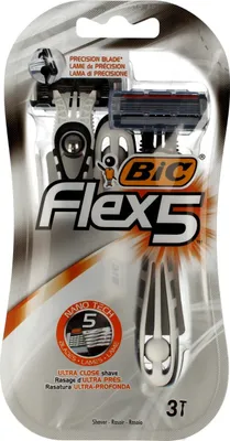 Obrázok produktu pre Bic Flex 5 Maszynki jednorazowe, 3 sztuki (PRODUKT Z NIEMIEC)