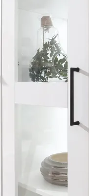Produktbild von Vitrine mit Beleuchtung weiß BEND-133